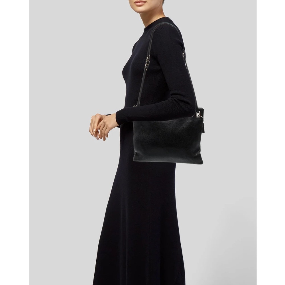Coach Black Pebbled Leather Shoulder / crossbody Bag